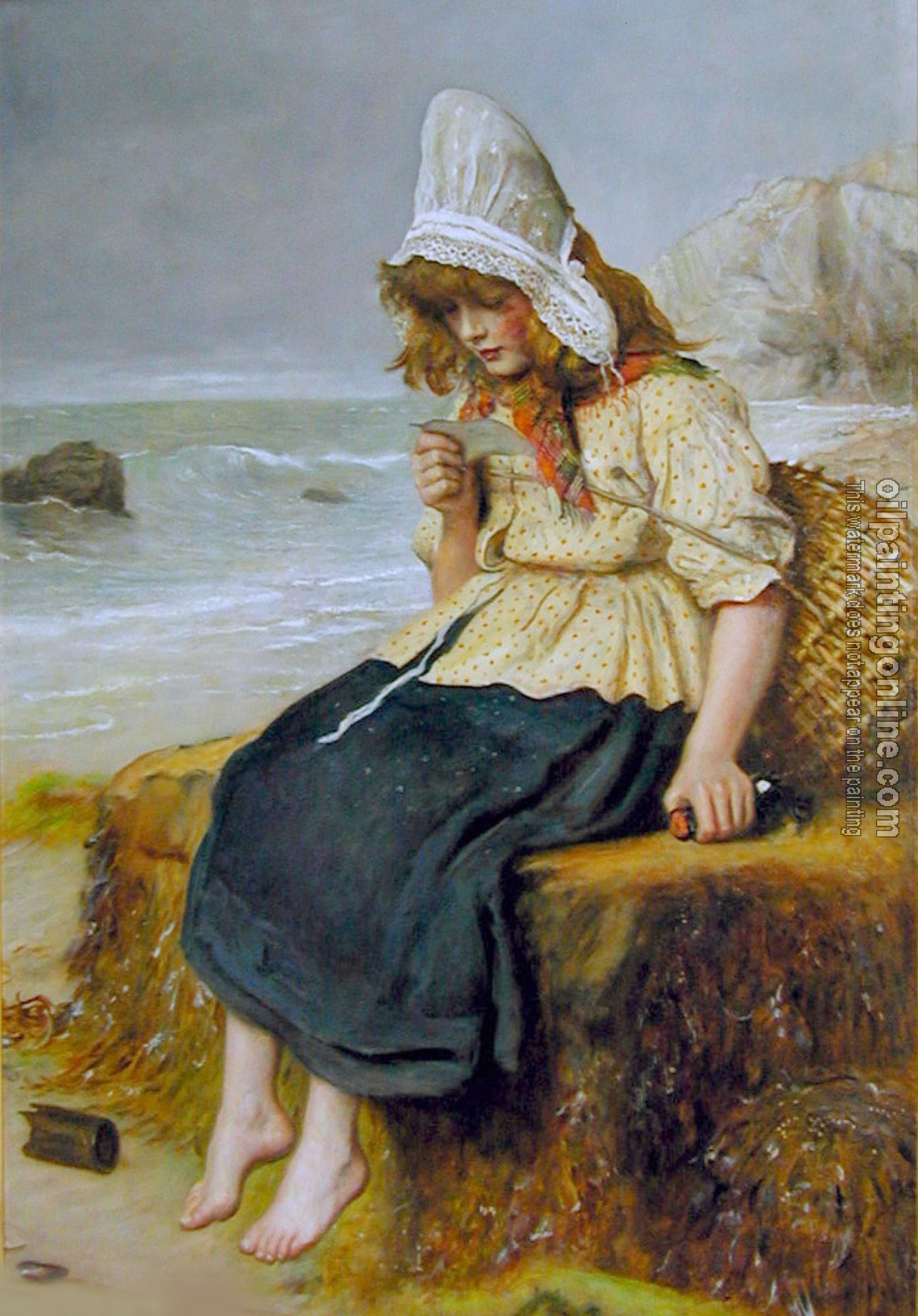 Millais, Sir John Everett - Message From the Sea